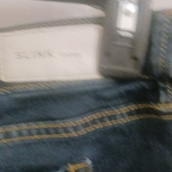 Dark Blue Skinny Denim Jeans for Women - Picture 14 of 15